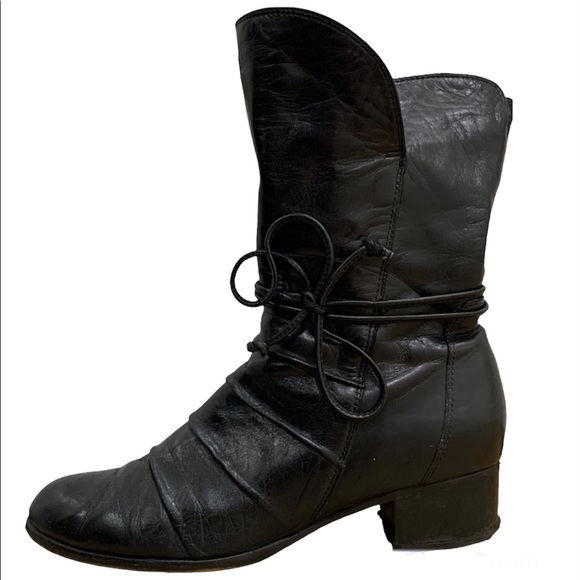 Anthropologie Boots Booties Leather Straps BZ Moda Women’s Short Boots Gift - Picture 1 of 3